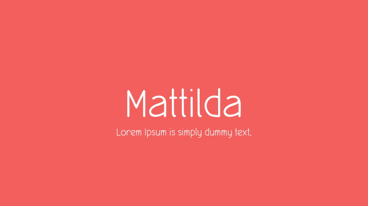Mattilda Font Family