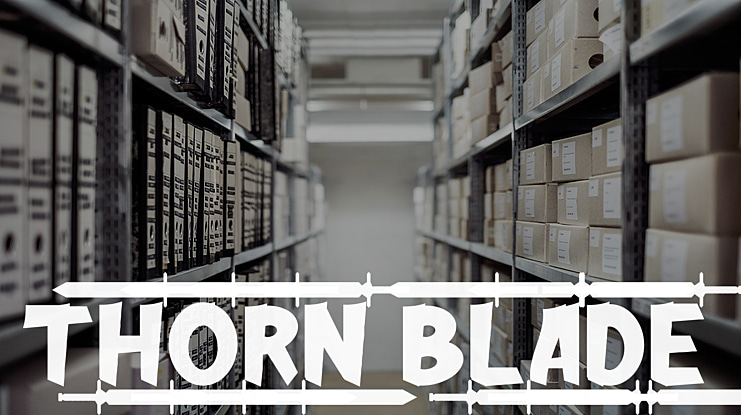 Thorn Blade Font Family