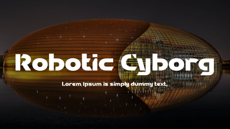 Robotic Cyborg Font Family