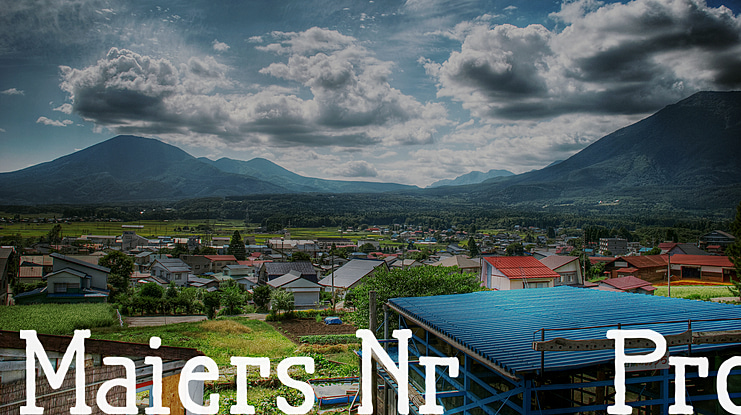 Maiers Nr.21 Pro Font Family