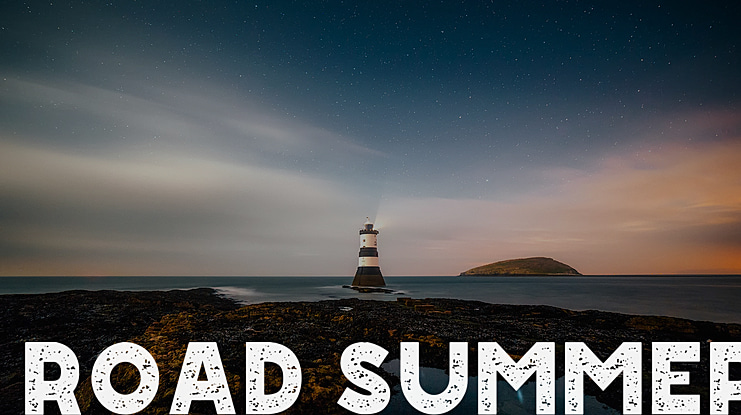 Road Summer Font Family