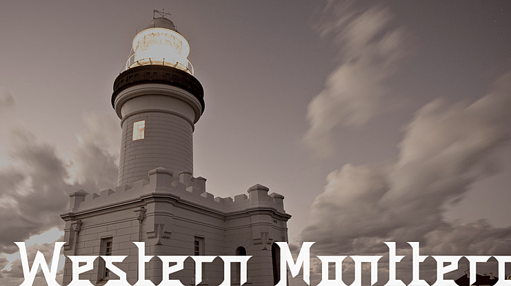 Western Monttero Font Family