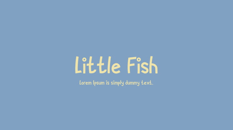 Little Fish Font Family