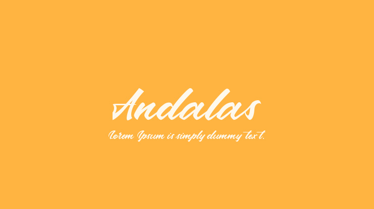 Andalas Font