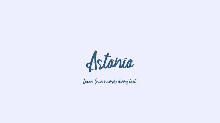 Astania Font