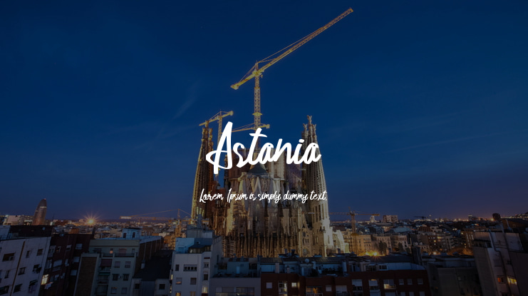 Astania Font