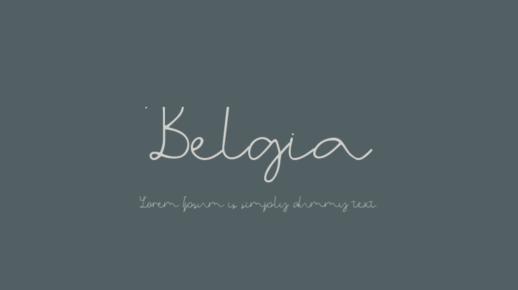 Belgia Font