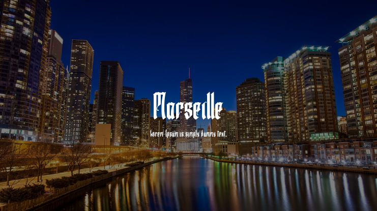 Marseille Font