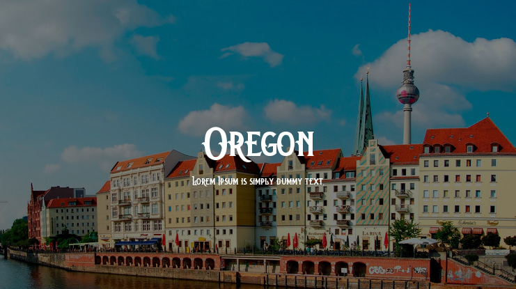 Oregon Font