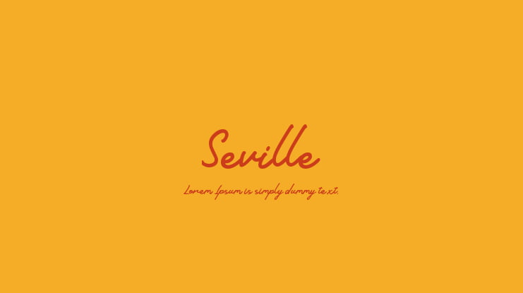 Seville Font