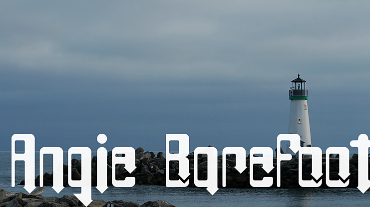 Angie BareFoot Font Family