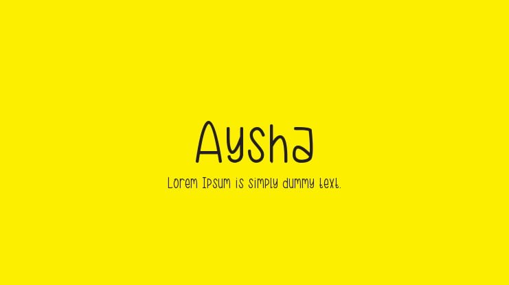 Aysha Font