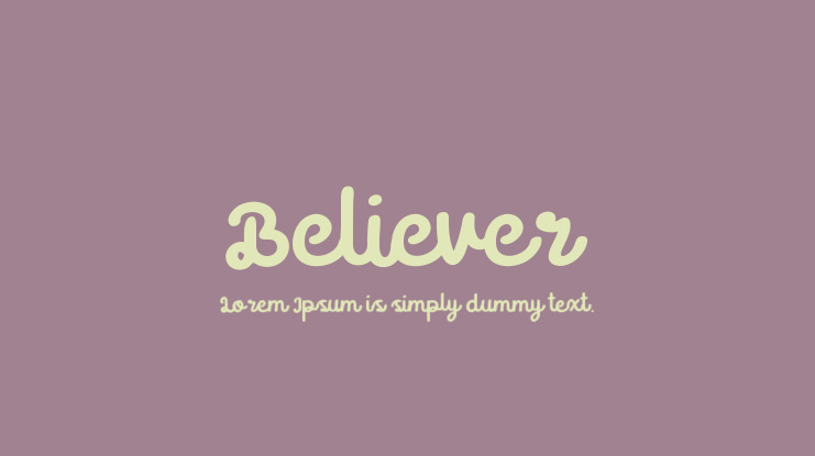 Believer Font