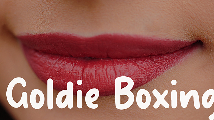 Goldie Boxing Font