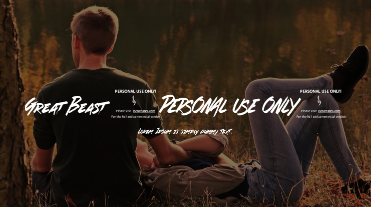 Great Beast (PERSONAL USE ONLY) Font