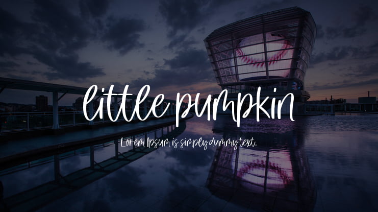 little pumpkin Font