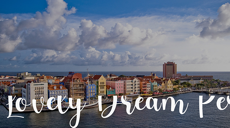 Lovely Dream Personal Use Font