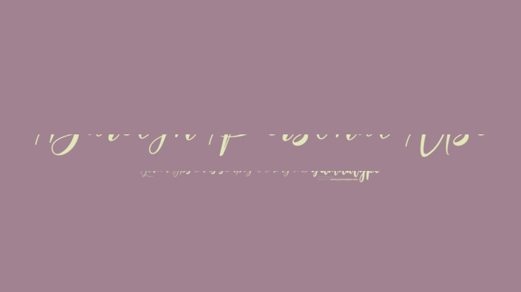 Barelyn Personal Use Font