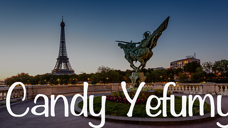 Candy Yefumy Font