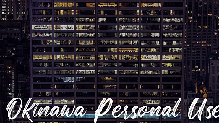Okinawa Personal Use Font