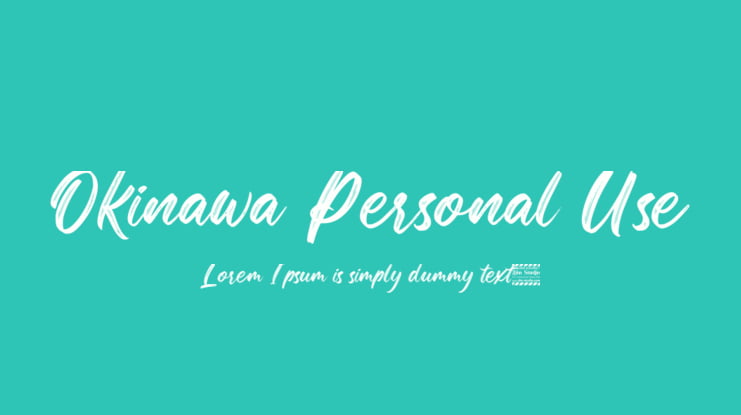 Okinawa Personal Use Font