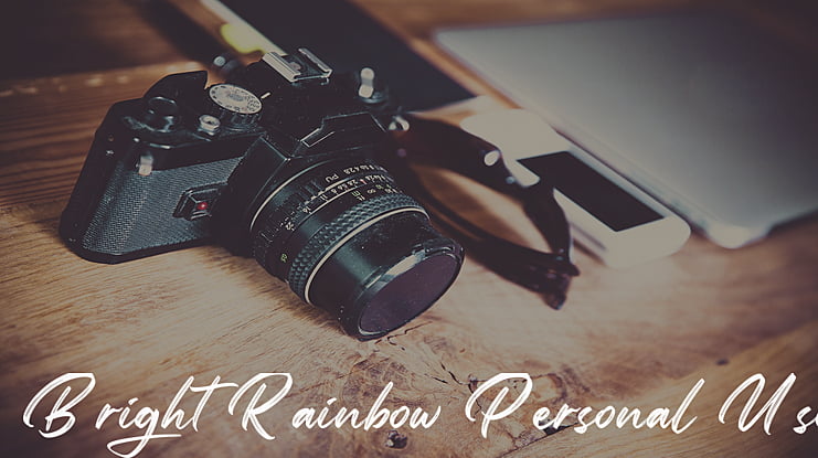 Bright Rainbow Personal Use Font