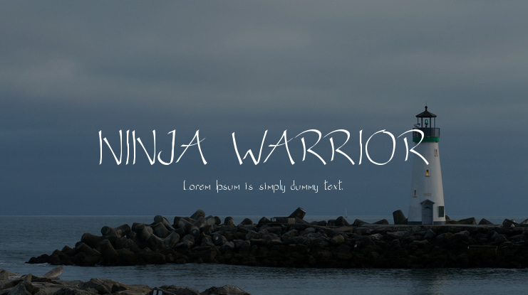NINJA WARRIOR Font