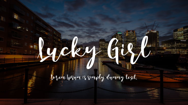 Lucky Girl Font