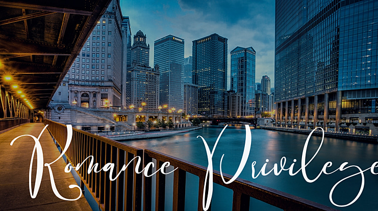Romance Privilege Font