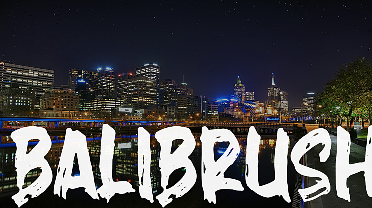 Balibrush Font