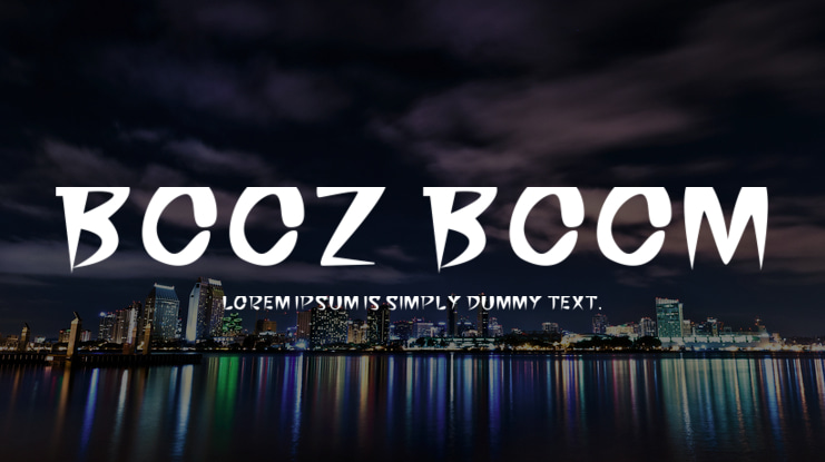 BOOZ BOOM Font