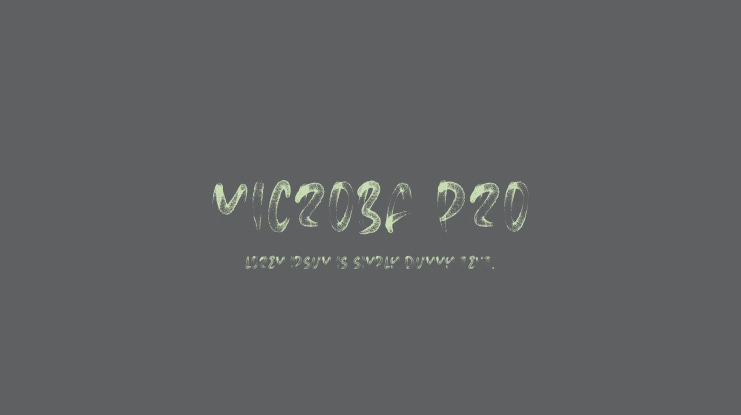 Microba Pro Font