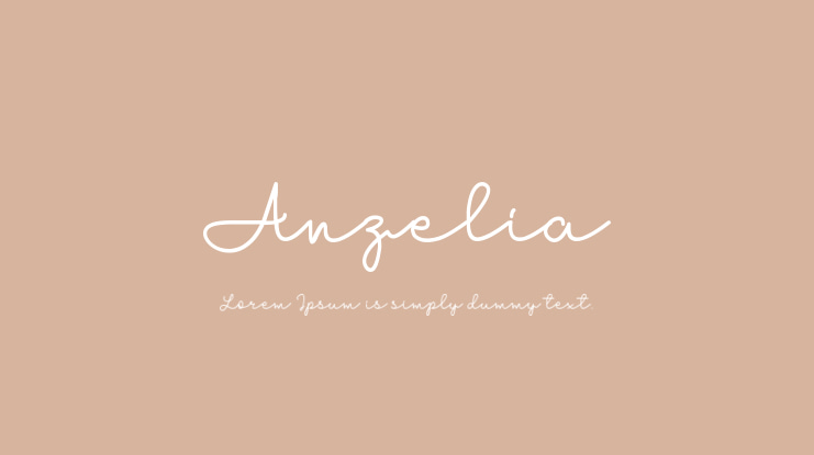 Anzelia Font