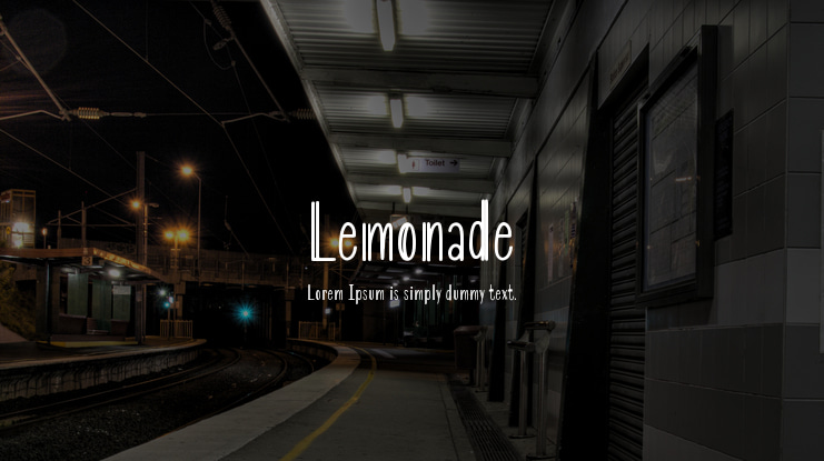 Lemonade Font