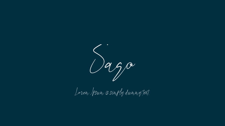 Sago Font