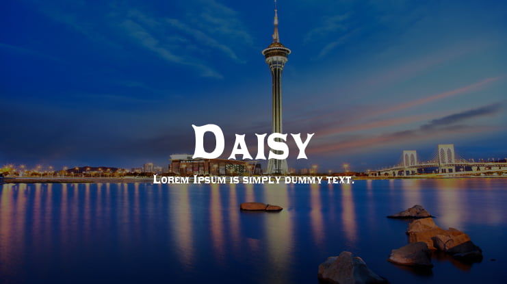 Daisy Font