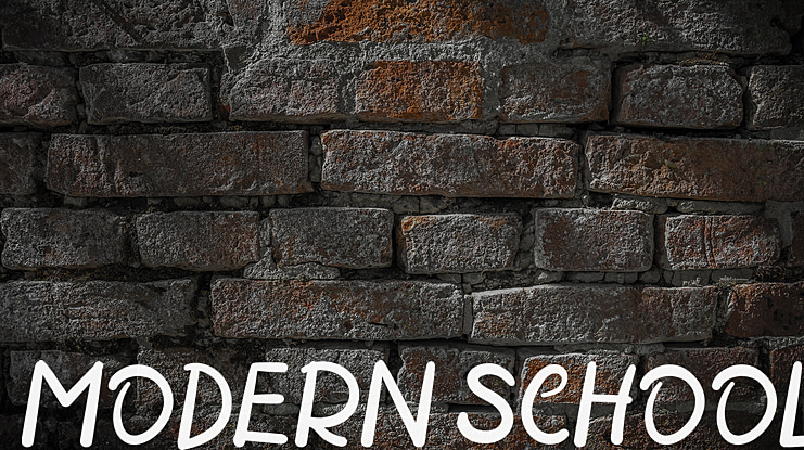 MODERN SCHOOL Font