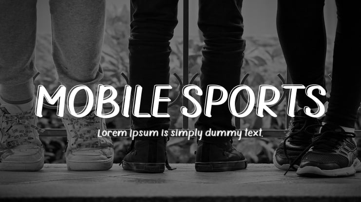 MOBILE SPORTS Font