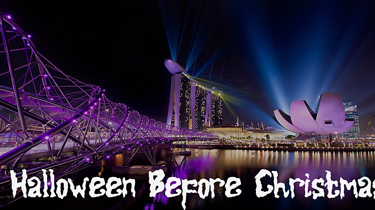 Halloween Before Christmas Font