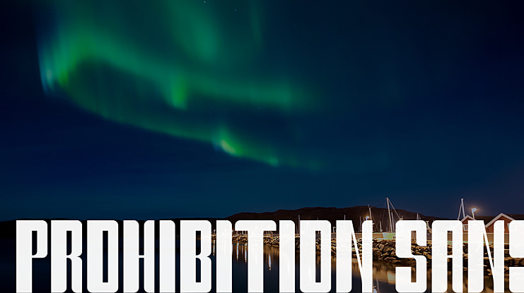 Prohibition Sans Font