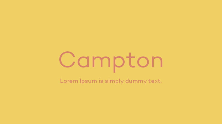 Campton Font Family