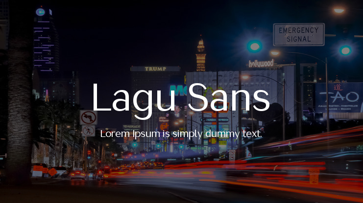 Lagu Sans Font Family