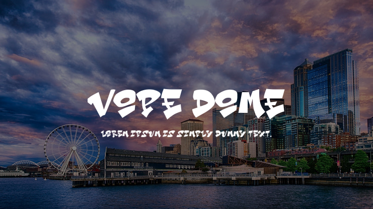 Vope Dome Font
