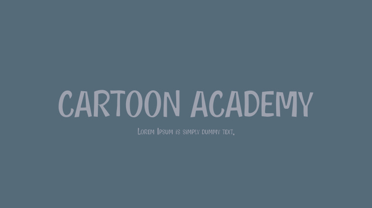 CARTOON ACADEMY Font
