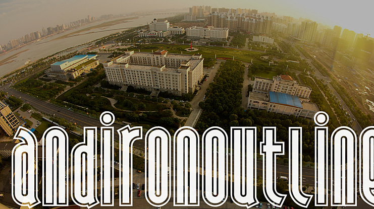 Andiron Outline Font