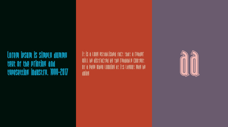 Andiron Outline Font