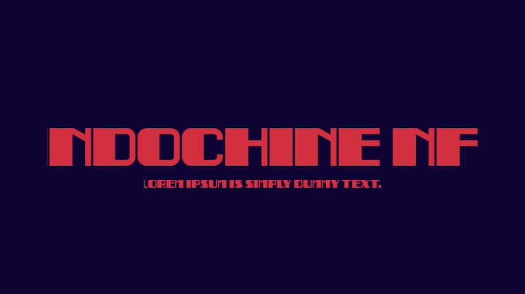 Indochine NF Font