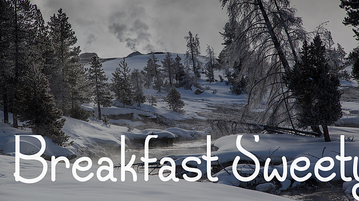 Breakfast Sweety Font