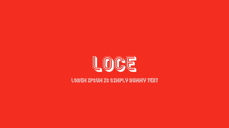 Loce Font