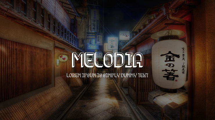 Melodia Font